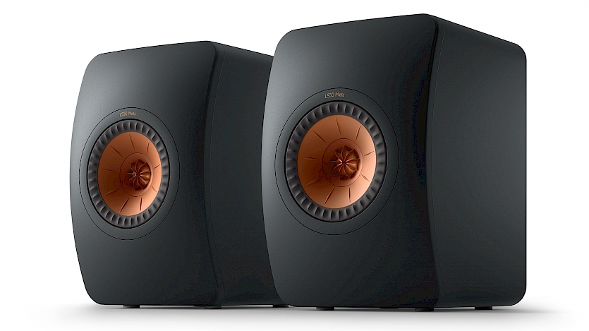 KEF LS50 Meta in black available from Martins Hi-Fi