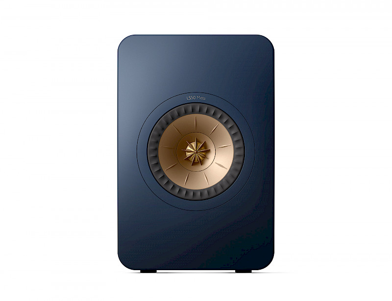 KEF LS50 Meta in royal blue available from Martins Hi-Fi