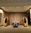 dcs demo room with dcs rossini, avalaon speakers and vitus amp